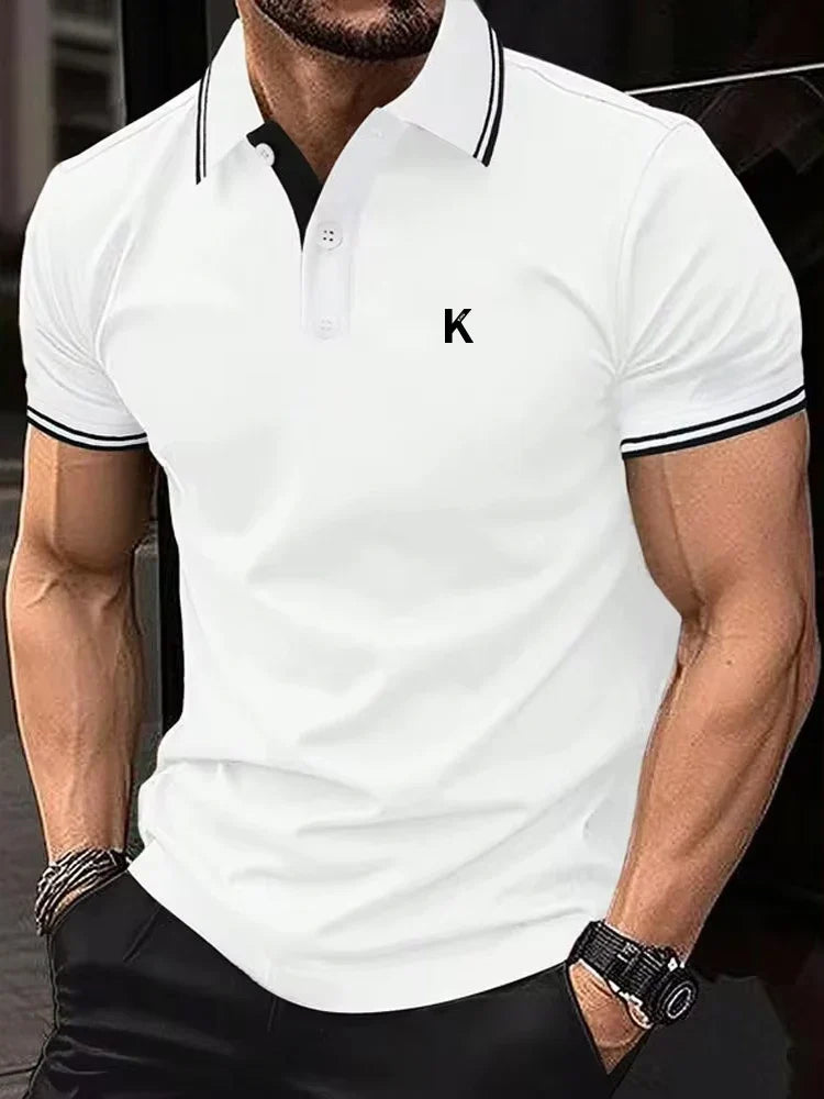Men's Polo Sweater Golf Shirt