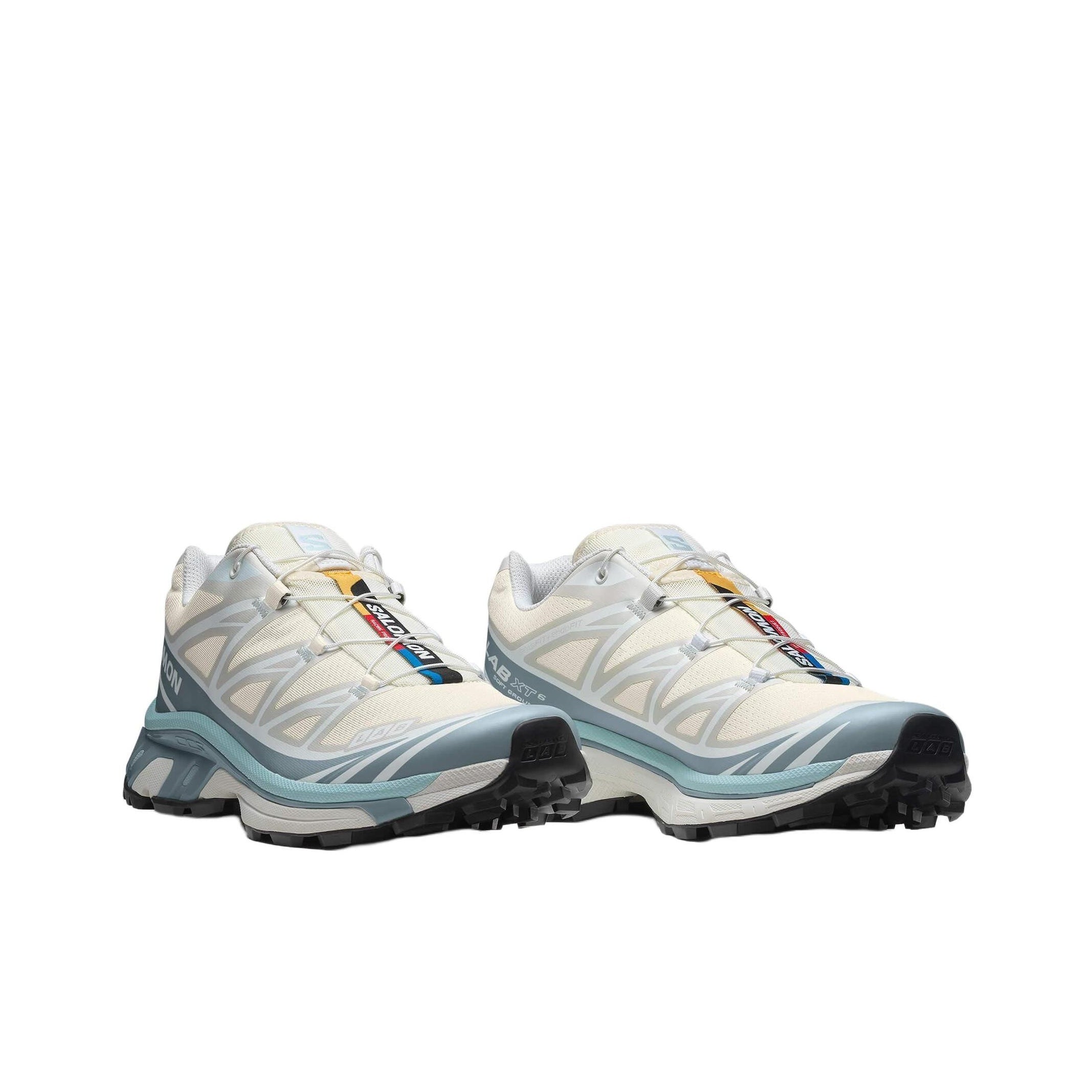 SALOMON XT-6 Low-Top Trail & Urban Running Shoes – Unisex Cream White | SKU: L47738500