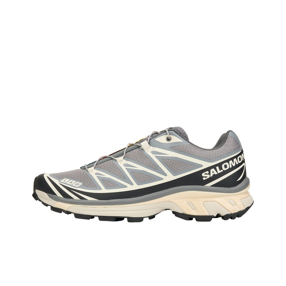 SALOMON XT-6 RECUT "Mountain Caller" Low-Top Running Shoes – Unisex Alloy / Black / Vanilla | SKU: L49257700