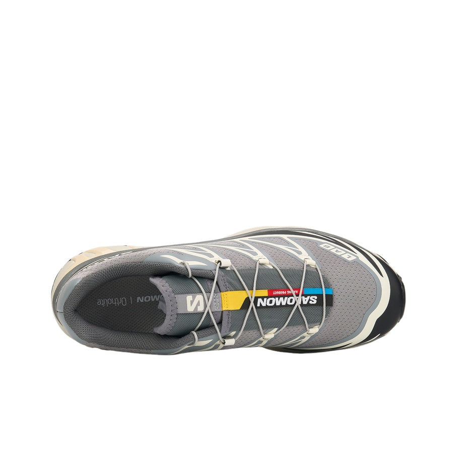 SALOMON XT-6 RECUT "Mountain Caller" Low-Top Running Shoes – Unisex Alloy / Black / Vanilla | SKU: L49257700