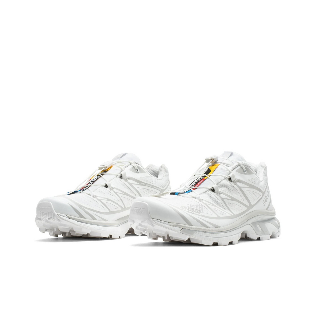 SALOMON XT-6 Low-Top Outdoor Running Shoes – Unisex Glacier White | SKU: L41252900