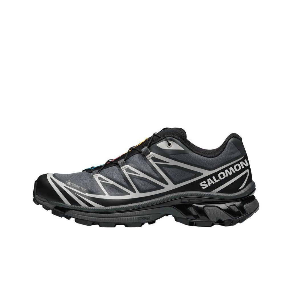 Salomon XT-6 GORE-TEX Low-Top Trail Running Sneaker – Unisex | Black/Grey/Silver