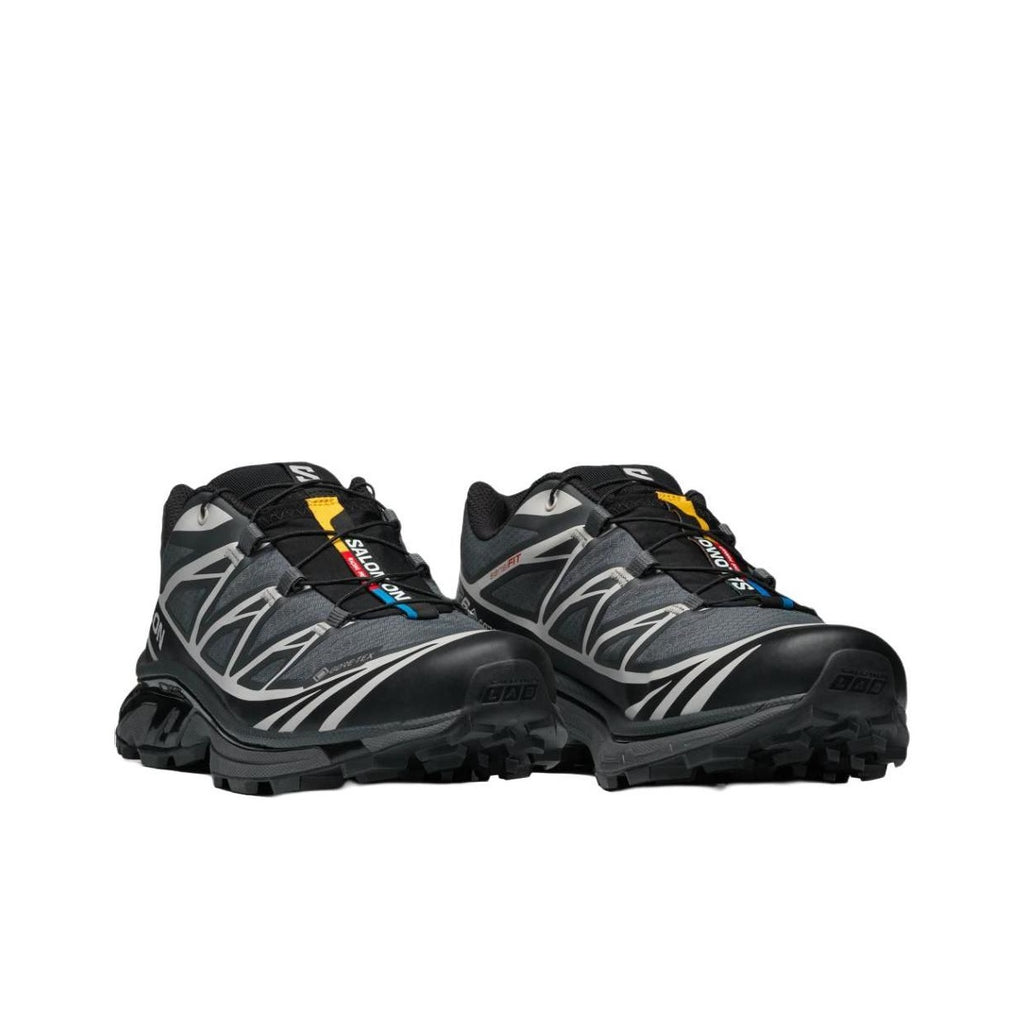Salomon XT-6 GORE-TEX Low-Top Trail Running Sneaker – Unisex | Black/Grey/Silver