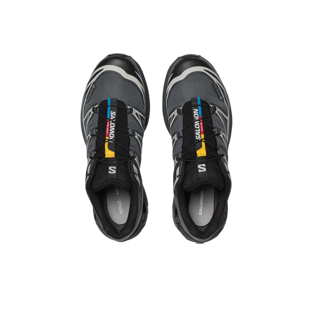 Salomon XT-6 GORE-TEX Low-Top Trail Running Sneaker – Unisex | Black/Grey/Silver