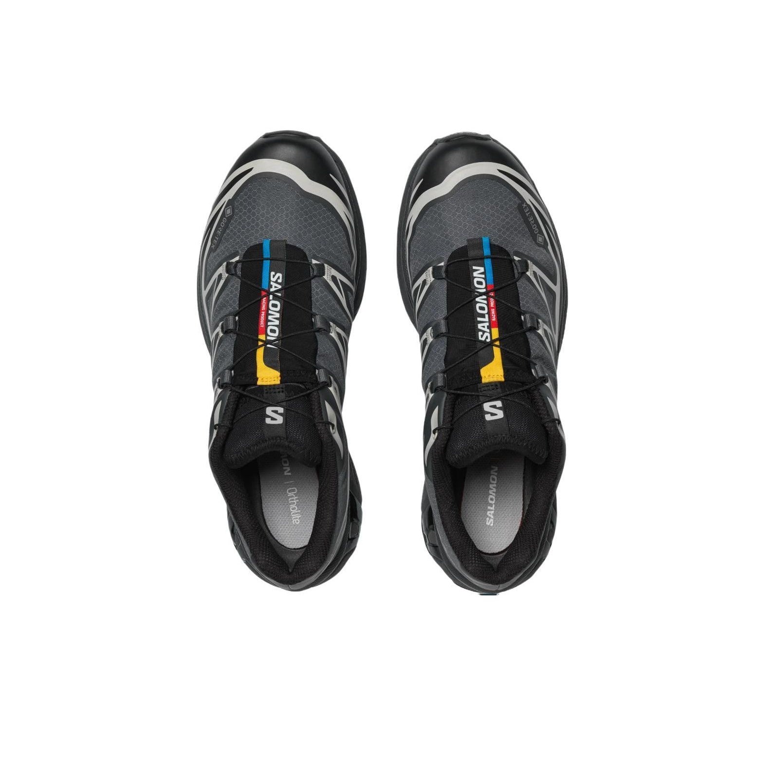 Salomon XT-6 GORE-TEX Low-Top Trail Running Sneaker – Unisex | Black/Grey/Silver