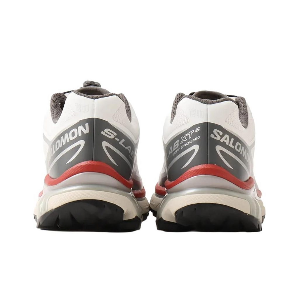 Salomon XT-6 Running Sneaker – Unisex | White/Grey/Red