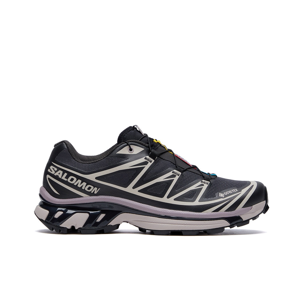 Salomon XT-6 GTX Unisex Low-Top Running Sneaker – Black / Cream