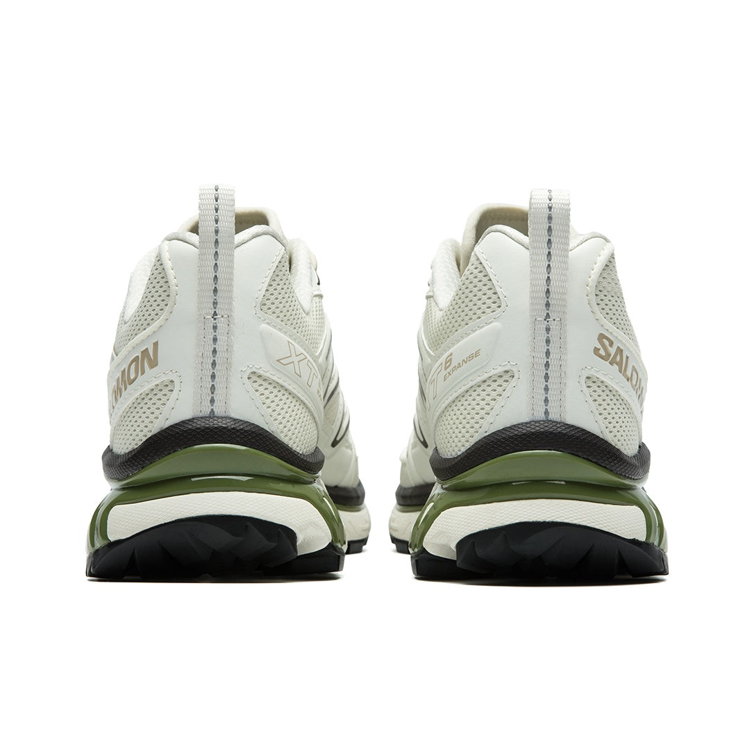 Salomon XT-6 Expanse Canvas Low-Top Running Shoe – Unisex | Cream / Green