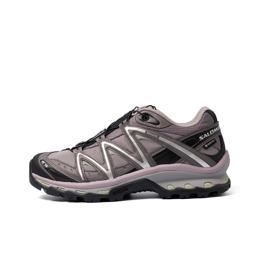 Salomon XT-Quest GTX Low-Top Casual Running Shoe – Unisex | Gull Grey / Brown / Black