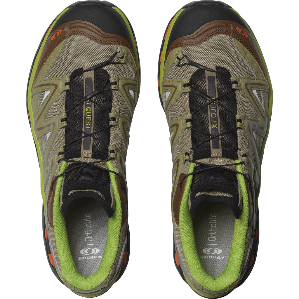 Salomon XT-Quest Textile Outdoor Functional Shoe – Unisex | Green / Black / Orange