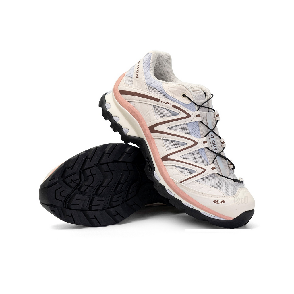 Salomon XT-Quest Low-Top Outdoor Hiking Shoe – Unisex | White / Champagne