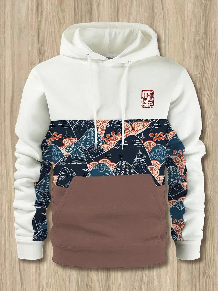 Japanese Harajuku fashion men's hoodie