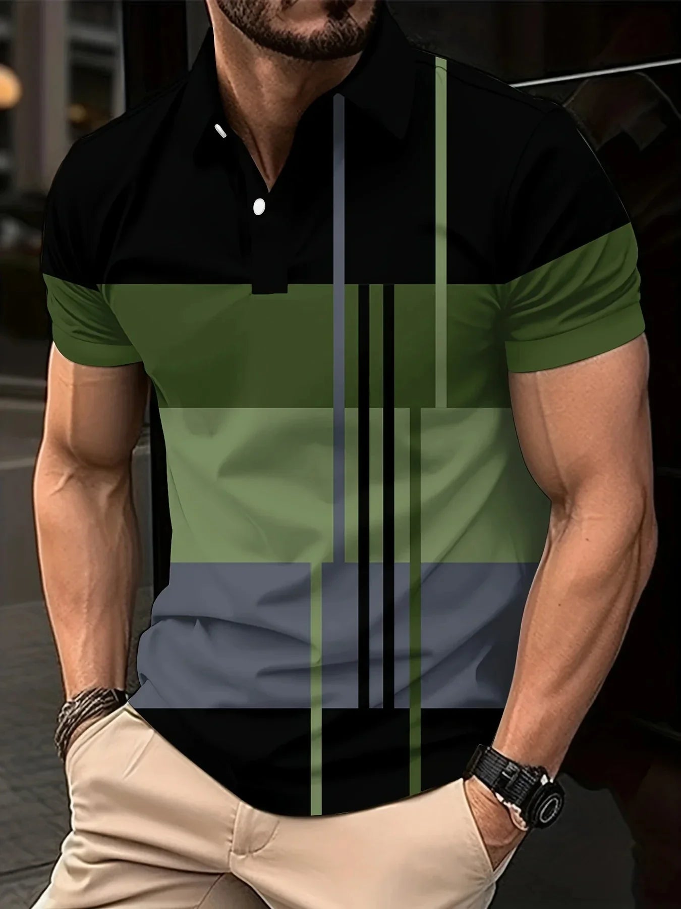 Golf Stripe Polo