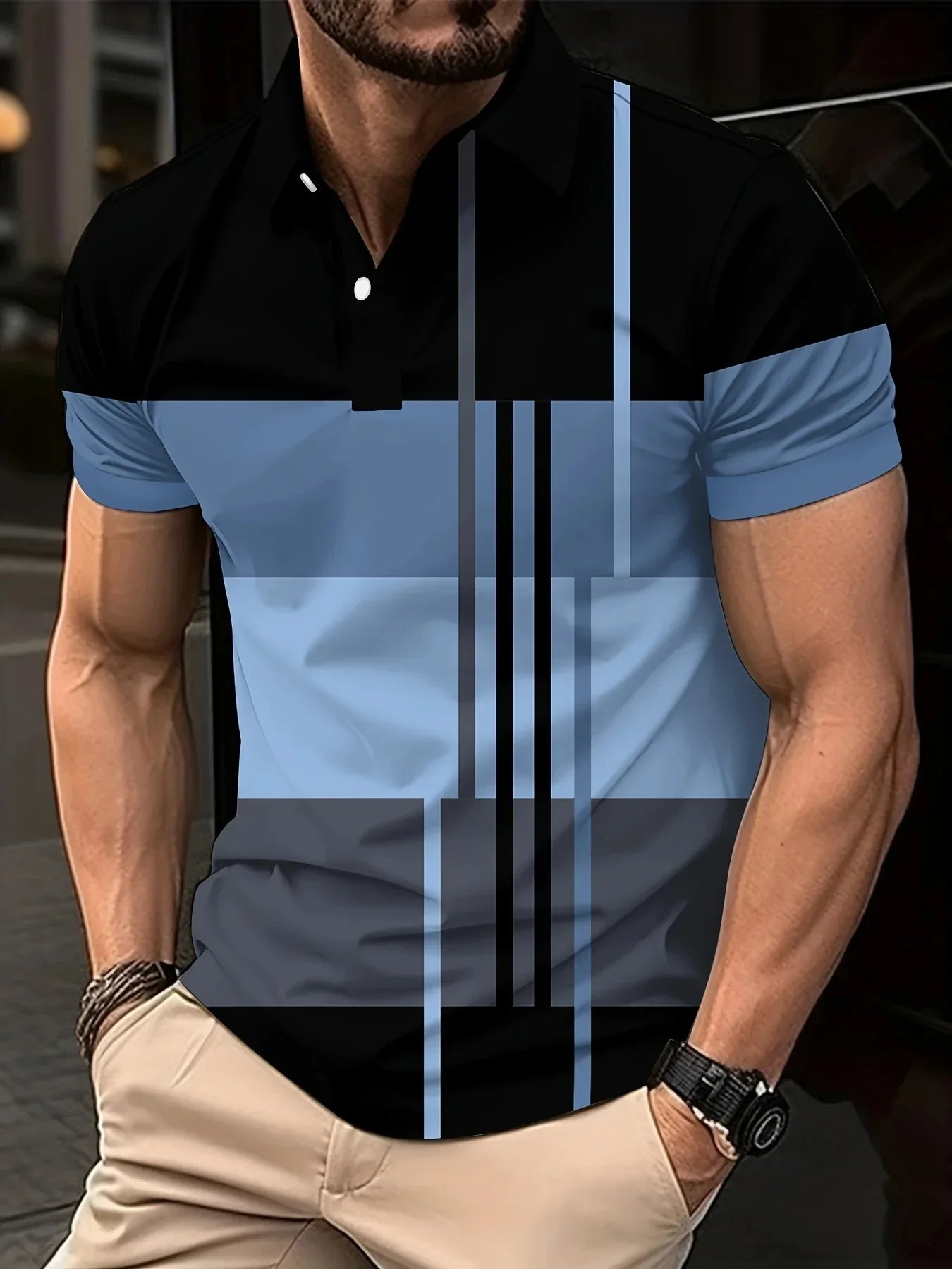 Golf Stripe Polo