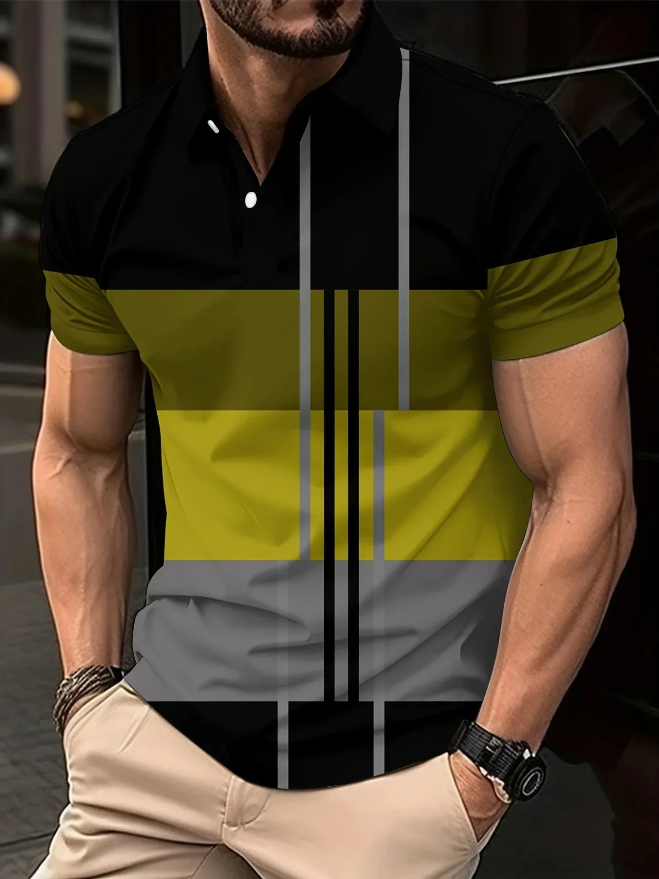 Golf Stripe Polo