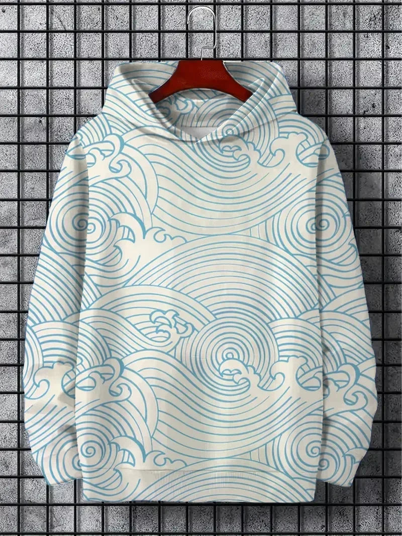 Japanese Harajuku fashion men's hoodie