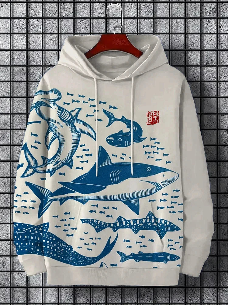 Japanese Harajuku fashion men's hoodie