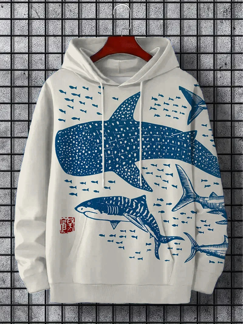 Japanese Harajuku fashion men's hoodie