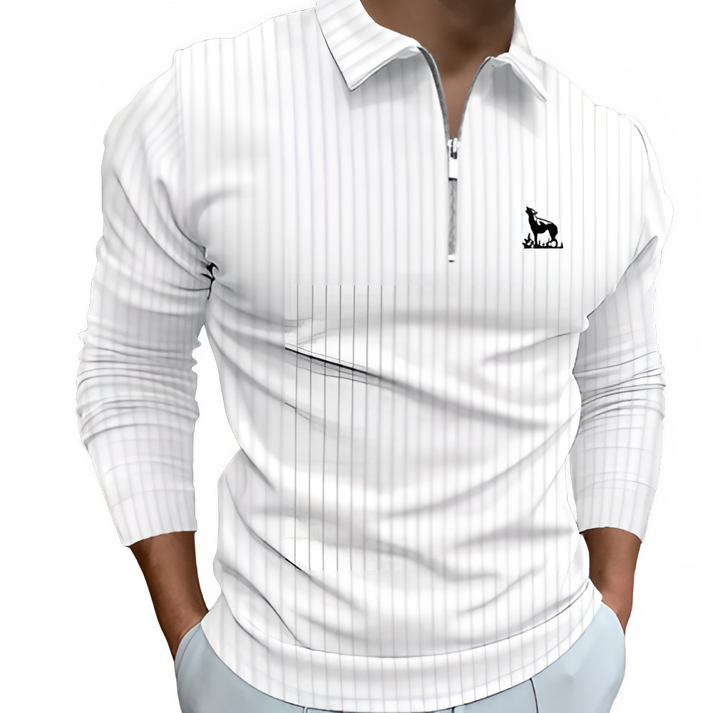 Men Casual Lapel Polo Shirt