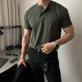 Mens Retro Heavy-Duty Polo Shirt