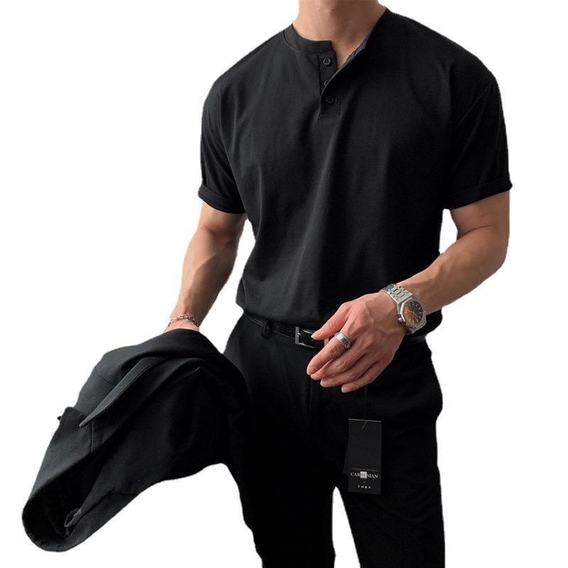 Mens Retro Heavy-Duty Polo Shirt